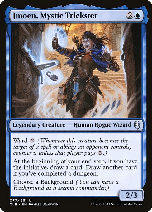 Imoen, Mystic Trickster (77) [Commander Legends: Battle for Baldur's Gate]