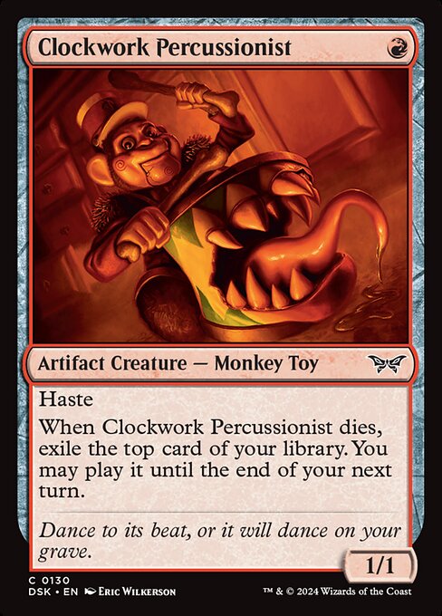 Clockwork Percussionist (130) [Duskmourn: House of Horror]