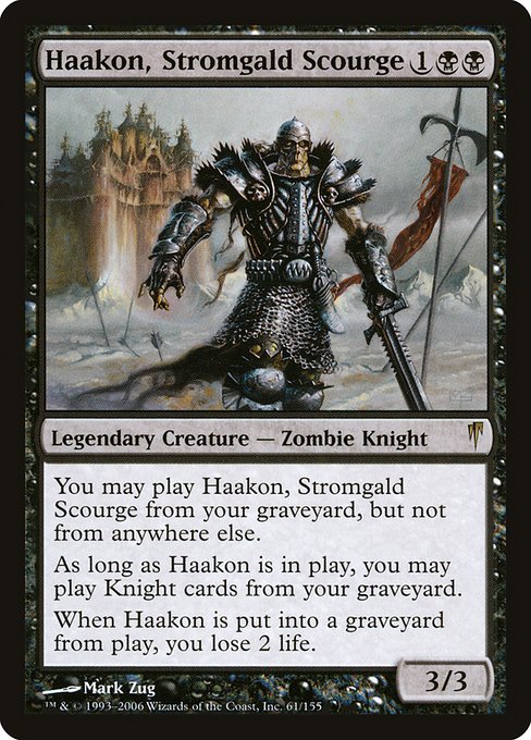 Haakon, Stromgald Scourge (61) [Coldsnap]