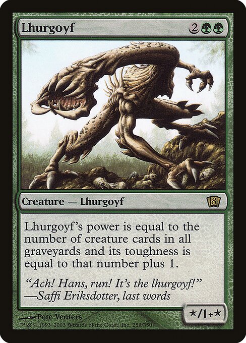 Lhurgoyf (259★) [Eighth Edition]