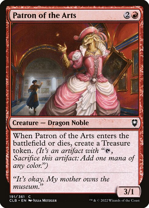 Patron of the Arts (191) [Commander Legends: Battle for Baldur's Gate]