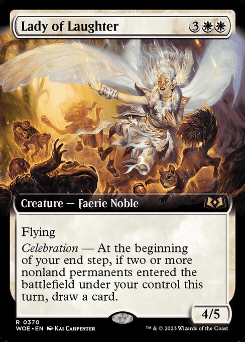 Lady of Laughter (370) [Wilds of Eldraine] [Extended Art]