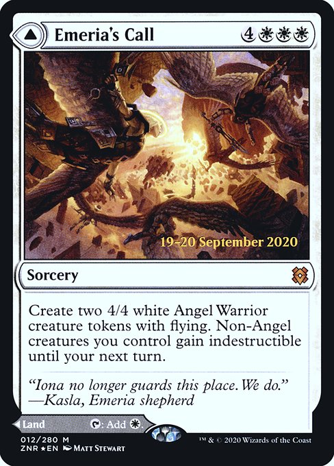 Emeria's Call // Emeria, Shattered Skyclave (12s) [Zendikar Rising Promos]