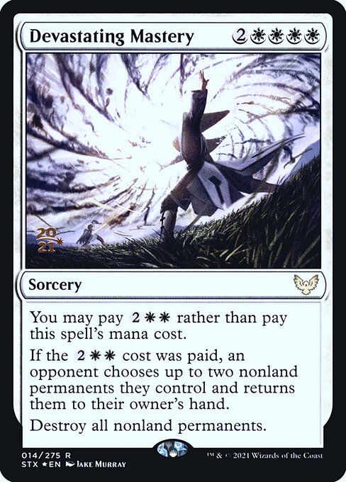 Devastating Mastery (14s) [Strixhaven: School of Mages Promos]