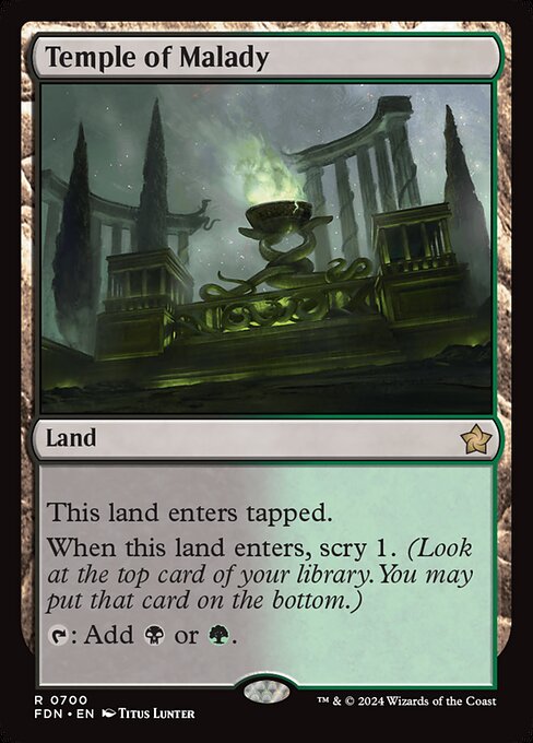 Temple of Malady (700) [Foundations]