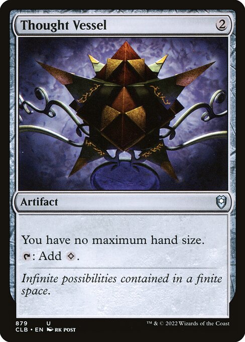 Thought Vessel (879) [Commander Legends: Battle for Baldur's Gate]
