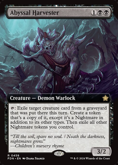Abyssal Harvester (Extended Art) (458) [Foundations]