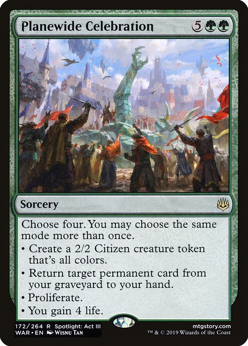 Planewide Celebration (172) [War of the Spark]