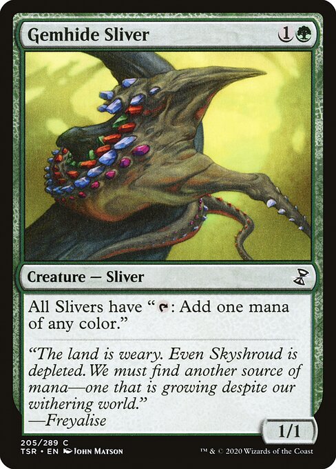 Gemhide Sliver (205) [Time Spiral Remastered]