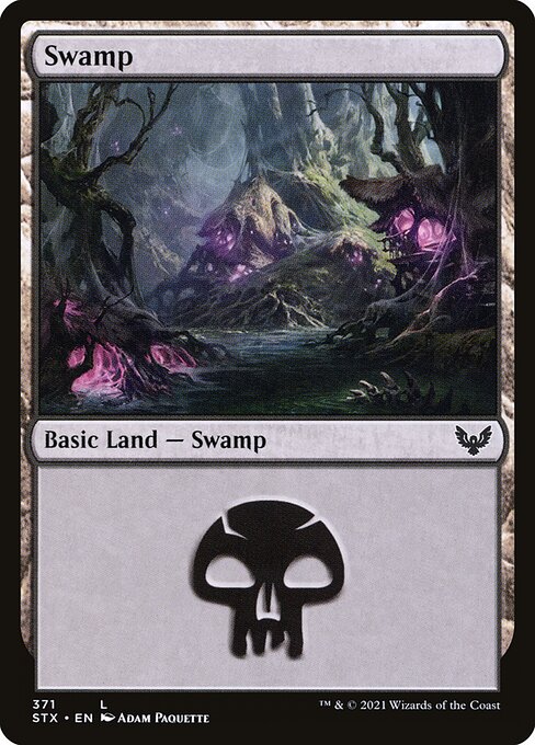 Swamp (371) [Strixhaven: School of Mages]