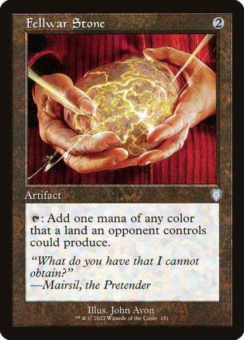 Fellwar Stone (141) [The Brothers' War Commander]