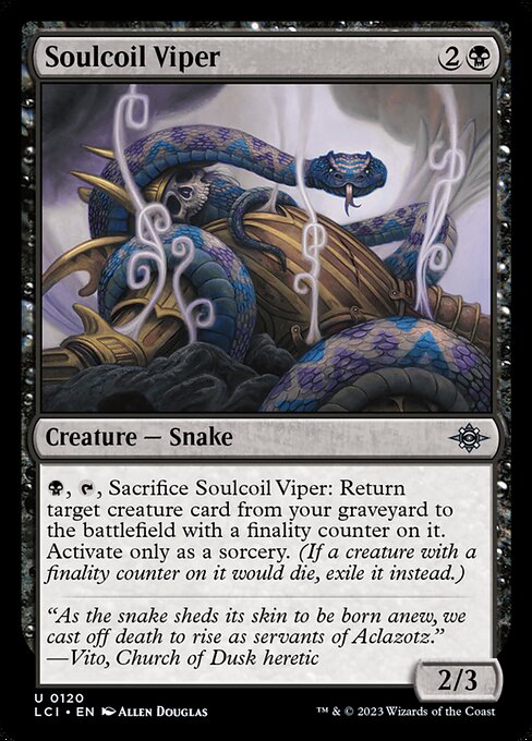 Soulcoil Viper (120) [The Lost Caverns of Ixalan]