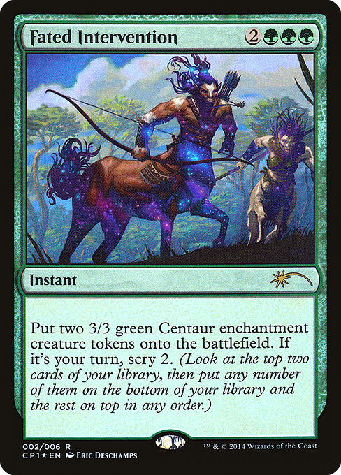 Fated Intervention (2) [Magic 2015 Clash Pack]