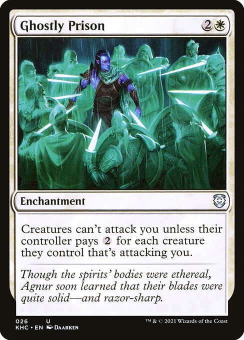 Ghostly Prison (26) [Kaldheim Commander]
