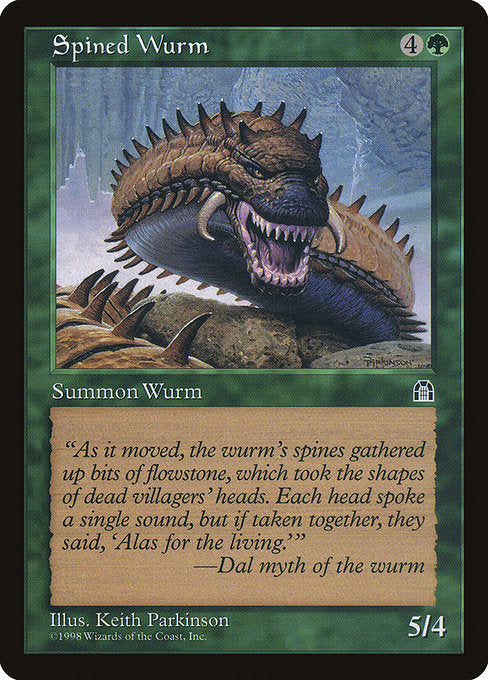 Spined Wurm (121) [Stronghold]