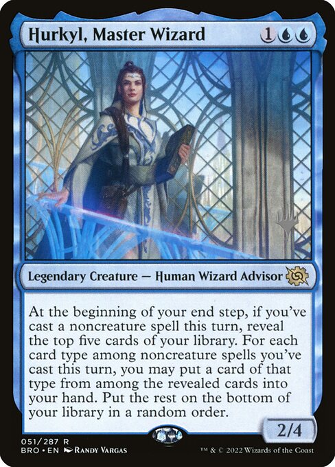 Hurkyl, Master Wizard (51p) [The Brothers' War Promos]