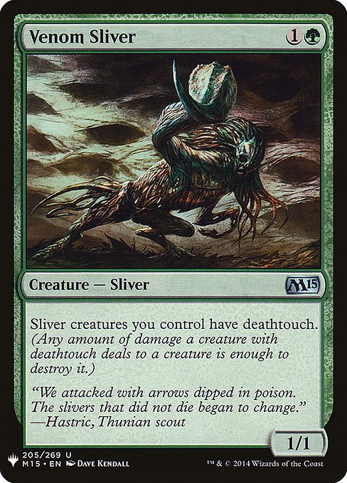 Venom Sliver (M15-205) [The List]
