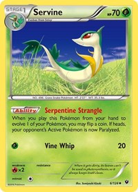 Servine (6/124) [XY Fates Collide]
