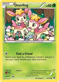 Deerling (8/124) [XY Fates Collide]