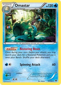 Omastar (18/124) [XY Fates Collide]