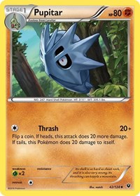 Pupitar (42/124) [XY Fates Collide]