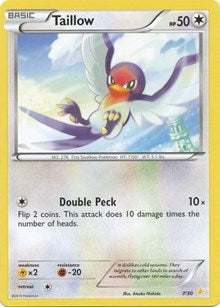 Taillow (7/30) [XY Trainer Kit Pikachu Libre and Suicune]