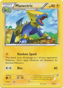 Manectric (22) (22/30) [XY Trainer Kit Pikachu Libre and Suicune]