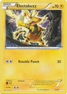 Electabuzz (15) (15/30) [XY Trainer Kit Pikachu Libre and Suicune]