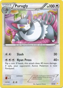 Purugly (19) (19/30) [XY Trainer Kit Pikachu Libre and Suicune]