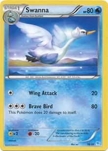 Swanna (27) (27/30) [XY Trainer Kit Pikachu Libre and Suicune]