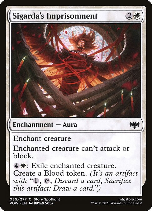 Sigarda's Imprisonment (35) [Innistrad: Crimson Vow]