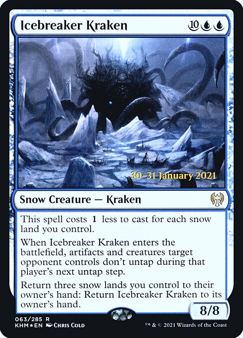 Icebreaker Kraken (63s) [Kaldheim Promos]