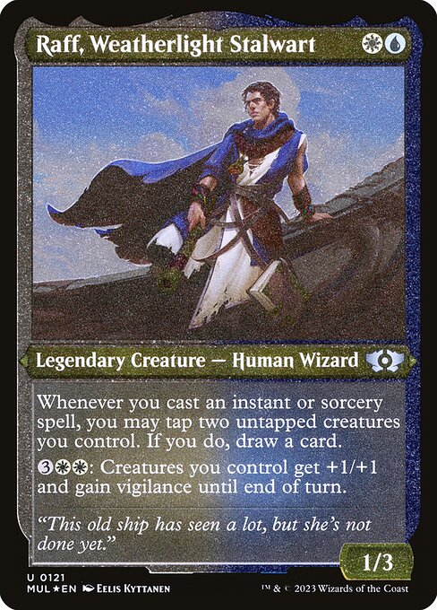 Raff, Weatherlight Stalwart (121) [Multiverse Legends]
