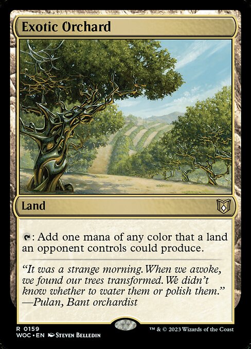 Exotic Orchard (159) [Wilds of Eldraine Commander]
