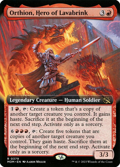 Orthion, Hero of Lavabrink (379) [March of the Machine] [Extended Art]