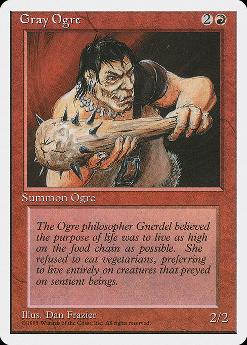 Gray Ogre (200) [Fourth Edition]
