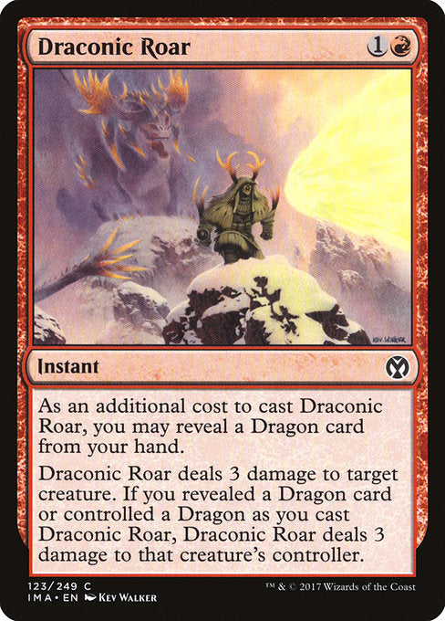 Draconic Roar (123) [Iconic Masters]