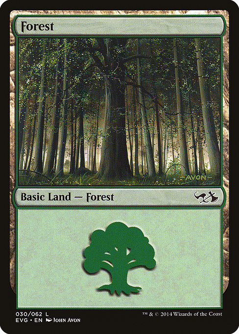 Forest (30) [Duel Decks Anthology: Elves vs. Goblins]
