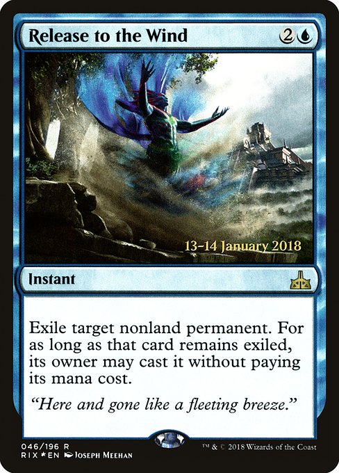 Release to the Wind (46s) [Rivals of Ixalan Promos]