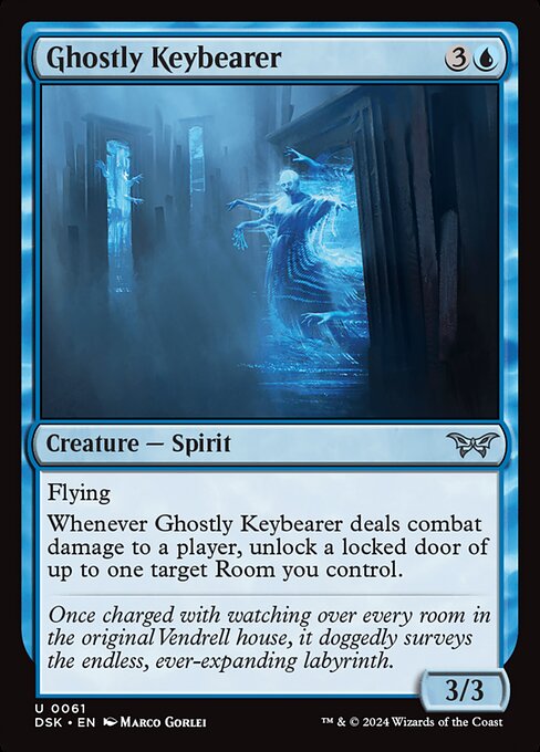 Ghostly Keybearer (61) [Duskmourn: House of Horror]