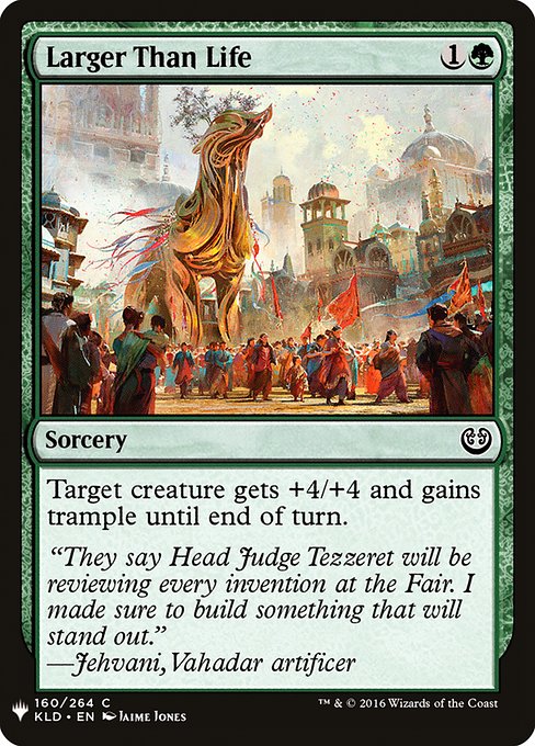 Larger Than Life (KLD-160) [The List]