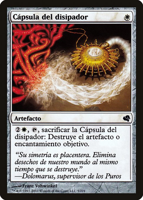 Dispeller's Capsule (5) [Salvat 2011]