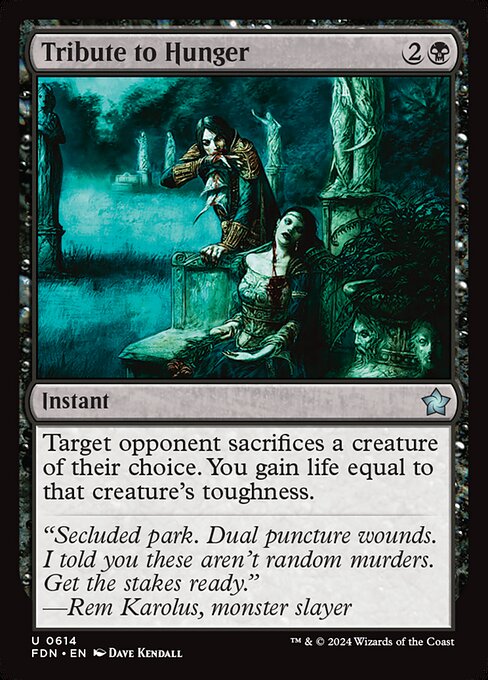 Tribute to Hunger (614) [Foundations]