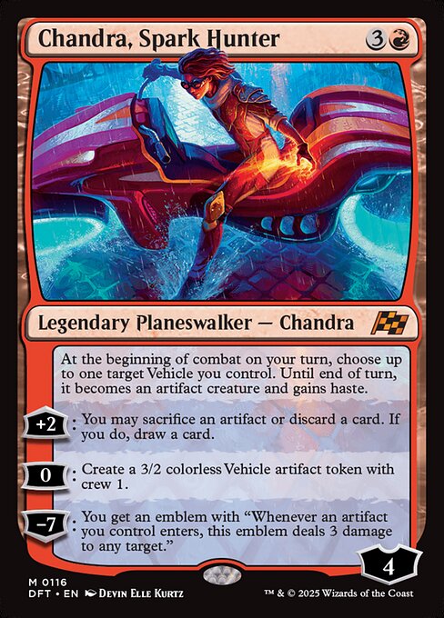 Chandra, Spark Hunter (116) [Aetherdrift]