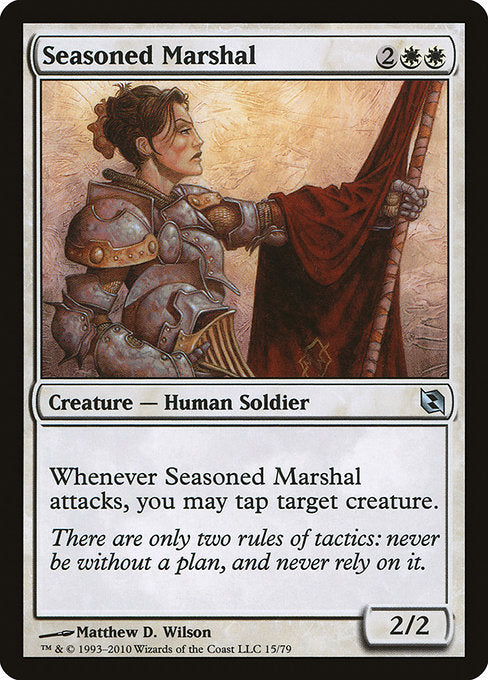 Seasoned Marshal (15) [Duel Decks: Elspeth vs. Tezzeret]