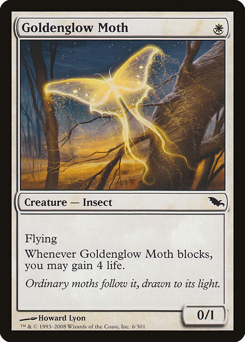 Goldenglow Moth (6) [Shadowmoor]