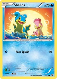 Shellos (28/114) [XY Steam Siege]