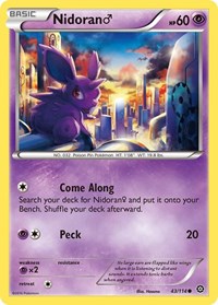 Nidoran M (43/114) [XY Steam Siege]