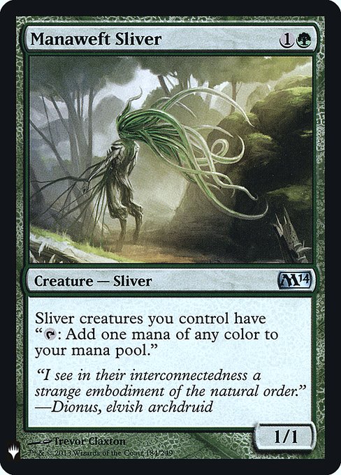 Manaweft Sliver (M14-184) [The List]