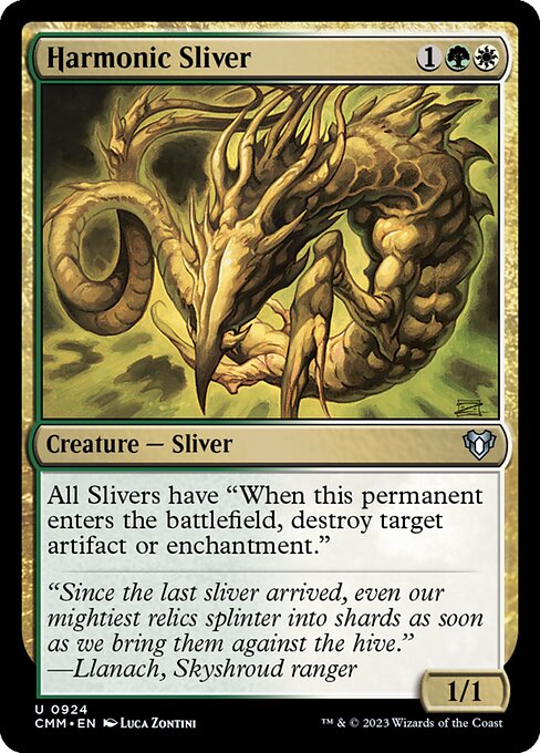 Harmonic Sliver (924) [Commander Masters]